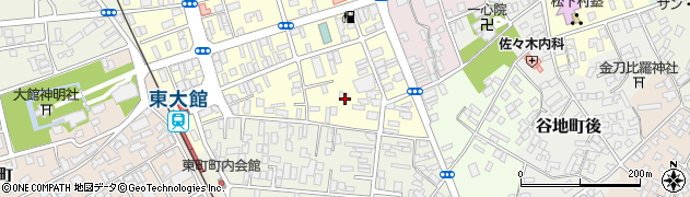 秋田県大館市常盤木町6周辺の地図