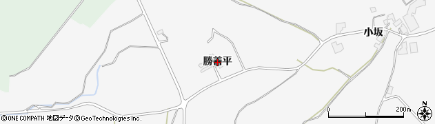 秋田県鹿角市十和田草木（勝善平）周辺の地図