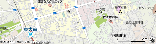 秋田県大館市常盤木町4周辺の地図