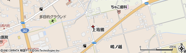 秋田県鹿角市十和田毛馬内（上寄熊）周辺の地図