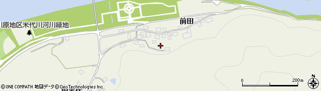 秋田県大館市外川原周辺の地図