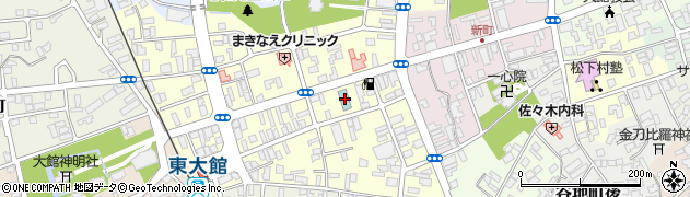 秋田県大館市常盤木町11周辺の地図