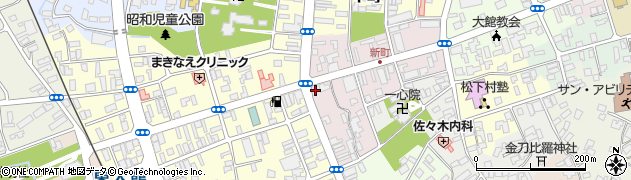 萩新町周辺の地図
