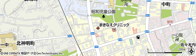 秋田県大館市常盤木町20周辺の地図