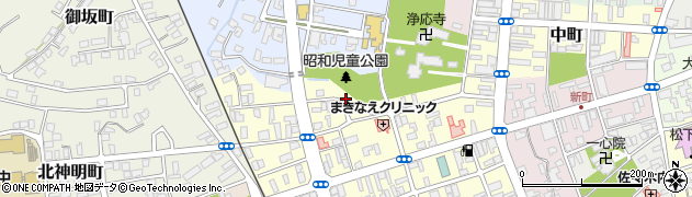 秋田県大館市常盤木町19周辺の地図