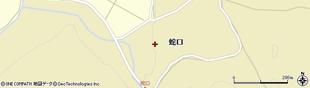 岩手県軽米町（九戸郡）蛇口（第２地割）周辺の地図