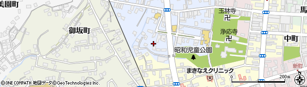 秋田県大館市幸町16周辺の地図