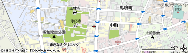 秋田県大館市大町61周辺の地図