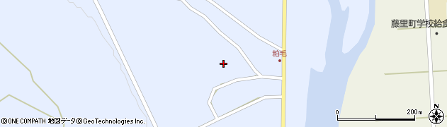 東北農政局　能代開拓素波里頭首工管理事務所周辺の地図