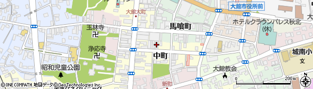 訪問鍼灸マッサージＫＥｉＲＯＷ大館ステーション周辺の地図