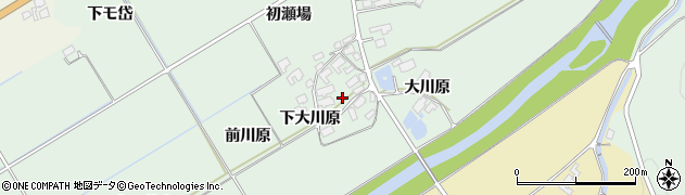 秋田県鹿角市十和田大湯（前川原）周辺の地図