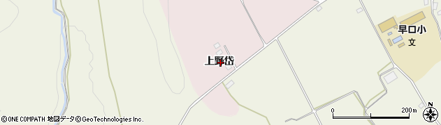 秋田県大館市早口（上野岱）周辺の地図