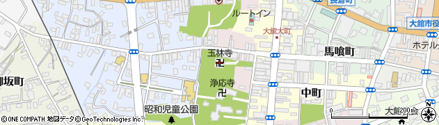 玉林寺本堂専用周辺の地図