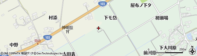 秋田県鹿角市十和田大湯（太田表）周辺の地図