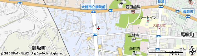 秋田県大館市幸町4周辺の地図