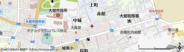 株式会社石沢工業　大館営業所周辺の地図