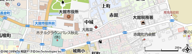 有限会社ルザー商会大館営業所周辺の地図