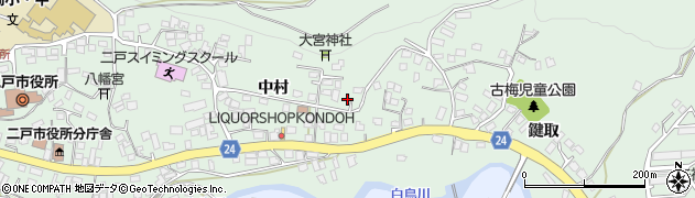 岩手県二戸市福岡周辺の地図