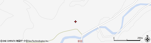 青森県田子町（三戸郡）遠瀬（新田向）周辺の地図