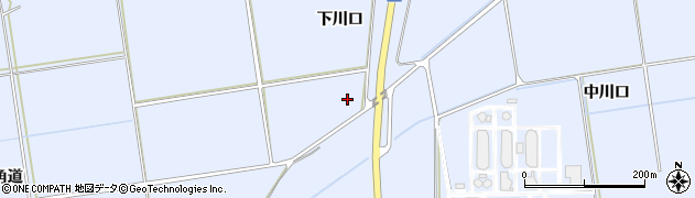 秋田県大館市川口（下川口）周辺の地図