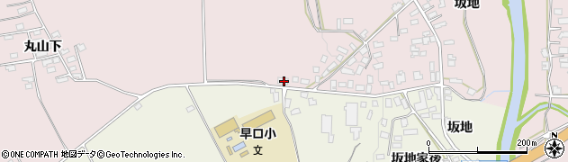秋田県大館市早口上野岱10周辺の地図