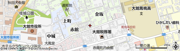 株式会社カチタス大館店周辺の地図