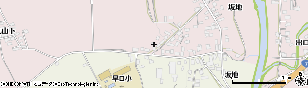 秋田県大館市早口上野岱5周辺の地図