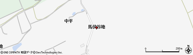 秋田県鹿角市十和田草木（馬伏谷地）周辺の地図
