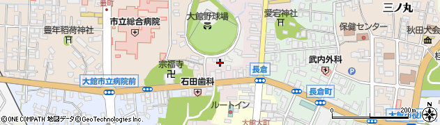 秋田県大館市土飛山下43周辺の地図