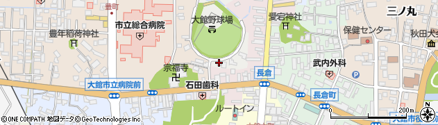 秋田県大館市土飛山下3周辺の地図
