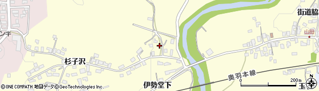 秋田県大館市岩瀬伊勢堂下13周辺の地図