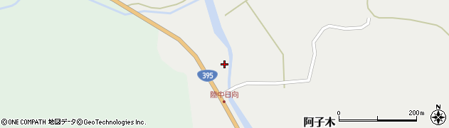 岩手県洋野町（九戸郡）阿子木（第６地割）周辺の地図