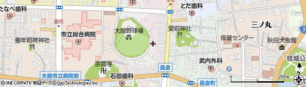 秋田県大館市土飛山下66周辺の地図