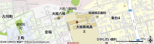 秋田県大館市金坂後周辺の地図