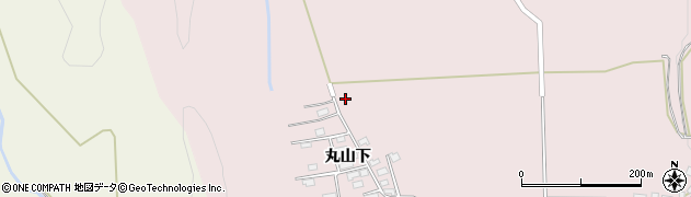 秋田県大館市早口丸山下13周辺の地図