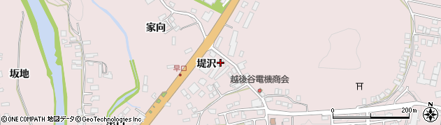 秋田県大館市早口堤沢45周辺の地図