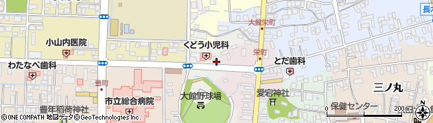 秋田県大館市土飛山下周辺の地図