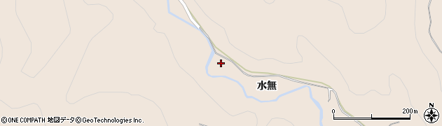 秋田県鹿角市十和田毛馬内（水無）周辺の地図