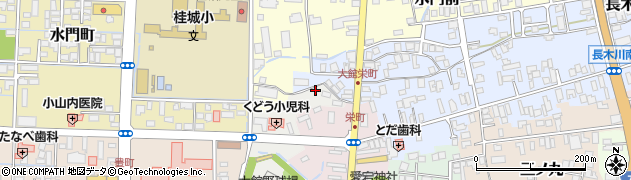 秋田県大館市土飛山下33周辺の地図