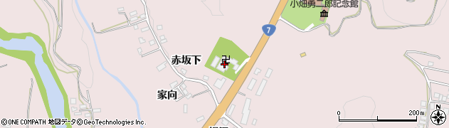 秋田県大館市早口堤沢65周辺の地図
