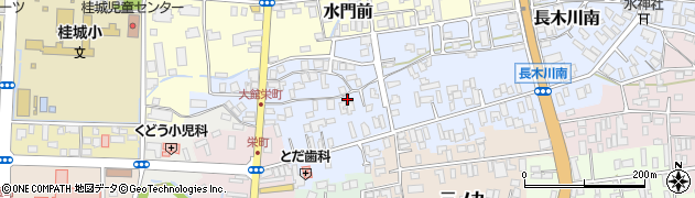 秋田県大館市長木川南39周辺の地図