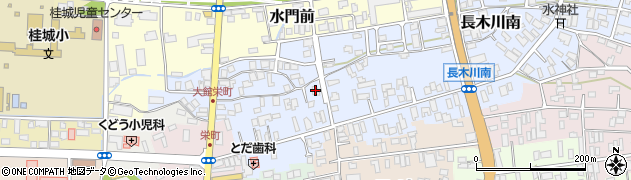 秋田県大館市長木川南47周辺の地図