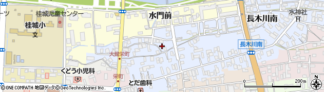 秋田県大館市長木川南369周辺の地図