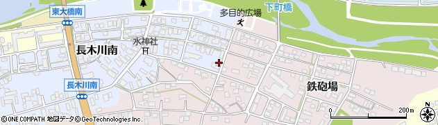 秋田県大館市長木川南238周辺の地図