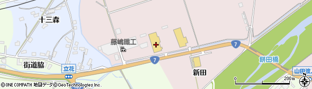 秋田県大館市餅田向田123周辺の地図