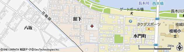 丸大堀内株式会社　大館支店食料課周辺の地図