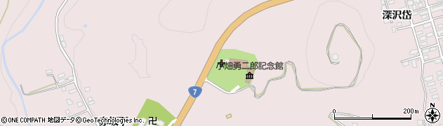秋田県大館市早口堤沢5周辺の地図