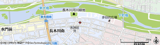 秋田県大館市長木川南291周辺の地図