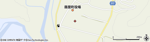 藤里町立　図書館周辺の地図