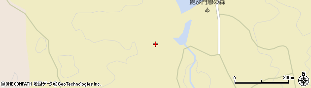 秋田県能代市常盤毘沙門周辺の地図
